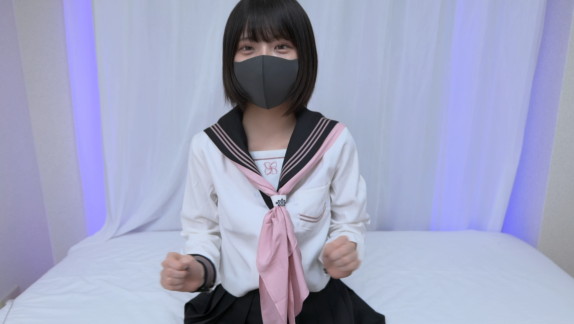 超可爱樱花妹Murata ムラタ黑白水手服2V