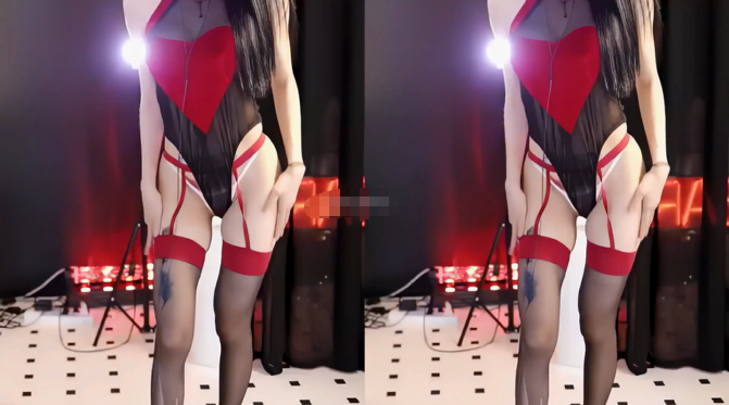 虎牙重磅！高颜新人主播，逼塞乳夹自嗨裸舞，尺度碾压黄播