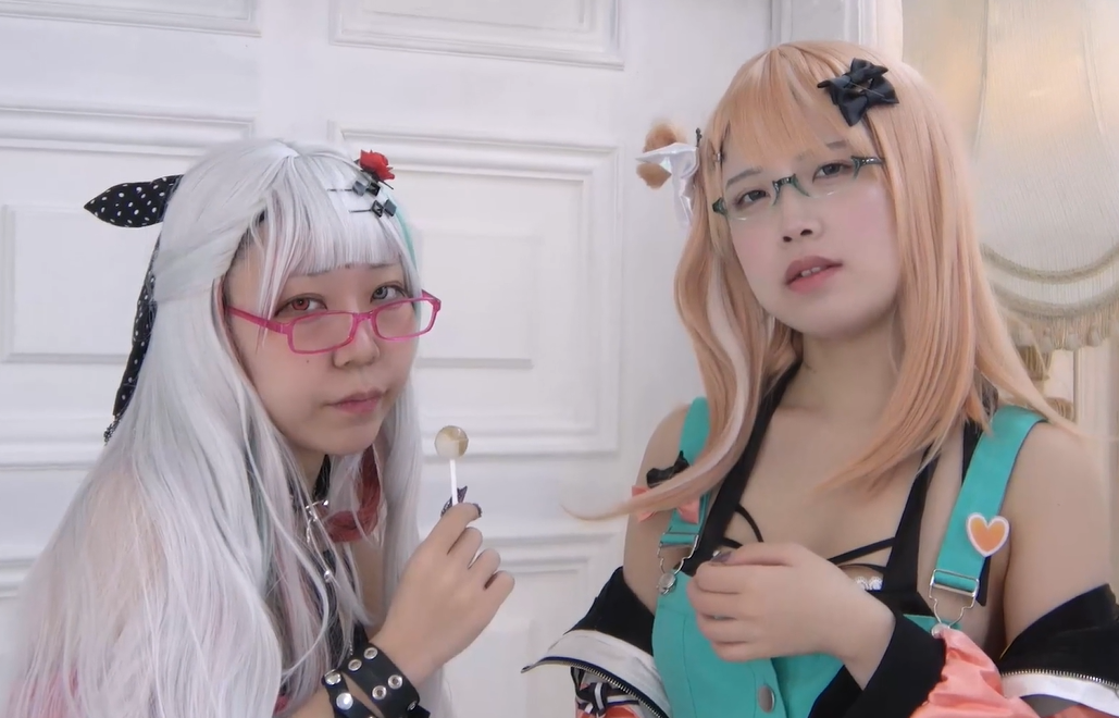 Vtuber 五十岚梨花✘石神望Cosplay淫乱3p 【1V1G】