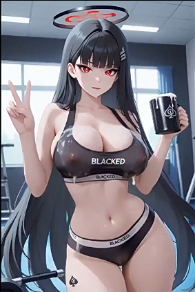 BlackedAIBabes 碧蓝档案 调月莉音媚黑[70M]