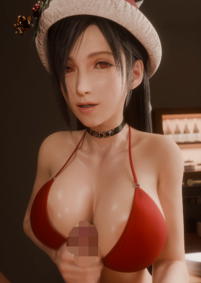 Shark3D (Rekin3D) 2512：塞尔达+梅菲斯+2B+伊芙+蒂法 性感圣诞女神乳交侍奉榨精[1.8G]