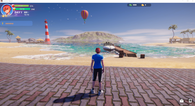 【互动SLG】[3D]夏日海滩 Ver1.05 Steam官方中文步兵版