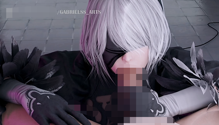 Gabrielss_arts 2512：2B+D.Va+贝优妮塔 性感女神骑乘后入爆肏[1G]
