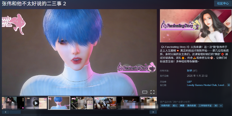 【互动SLG】张伟和他不太好说的二三事 2 Steam官方中文步兵版[新作]