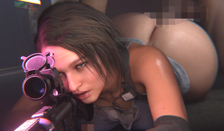 [3D]Concat1110 2601：吉尔 性感女警花执行任务中被黑人队友后入中出[1G]