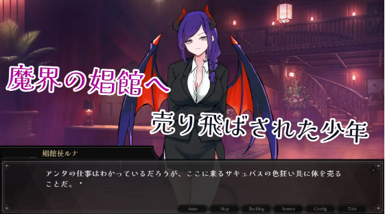 【日式SLG】サキュバス専用！逆レ○プ娼館へようこそ AI汉化版