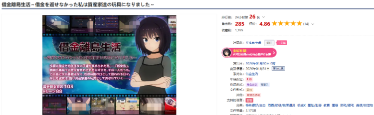 【日式RPG】借金離島生活~借金を返せなかった私は資産家達の玩具になりました~Ver1.01 AI汉化版