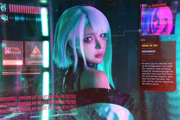 【擦边骚鸡】Umeko J - 露西 赛博朋克 【103P 8V 1.98GB】