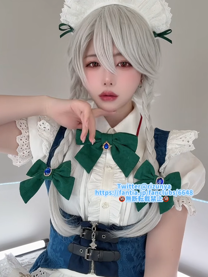 rizunya 2026.2月 Vtuber、十六夜咲夜Cosplay 【2V242M】