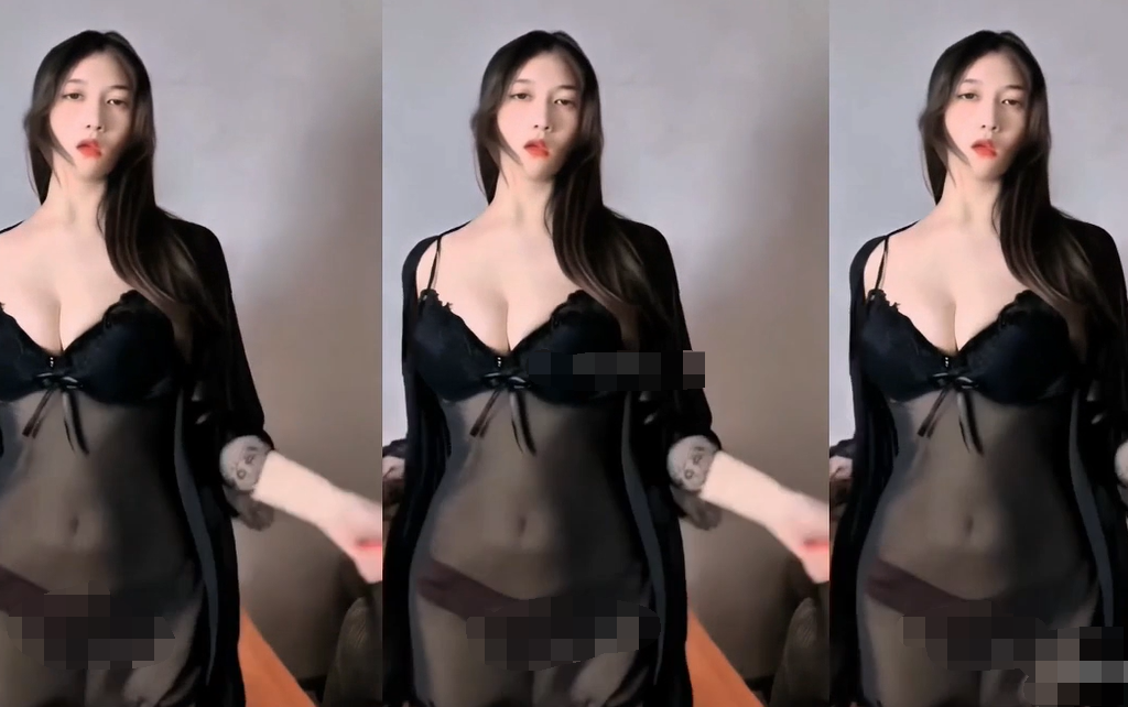 抖音 可可西 百万粉S型巨乳网红 情趣内衣骚舞定制 【6V1.1G】