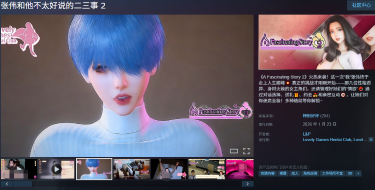【互动SLG】张伟和他不太好说的二三事 2 Steam官方中文步兵版[0130]
