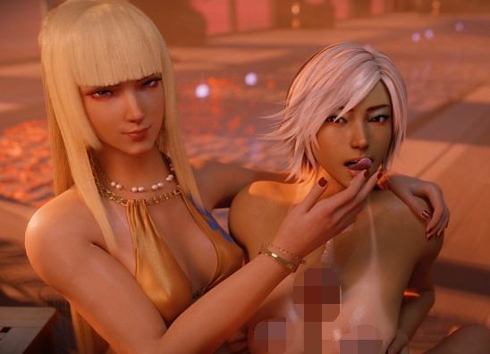 lewdgazer 2601：飞鸟&amp;莉莉 性感女神姐妹花贴身侍奉[820M]