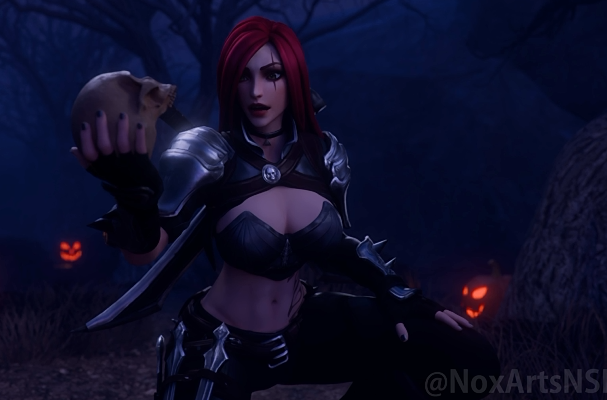 [3D]NoxArtsNSFW 2512：卡特琳娜+绫音 性御姐多人凌辱中出[370M]