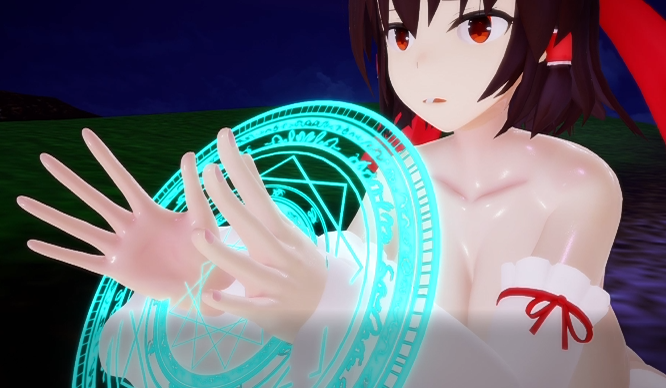 [3D]ちゅぴモーション配布所 霊夢vs妖怪 战败的各种方式[820M]