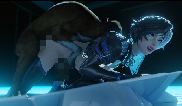 BlueBerg 2601：冰月花雪+2B+莉莉+蒂法 性感女神狼人巨根激情爆肏[160M]