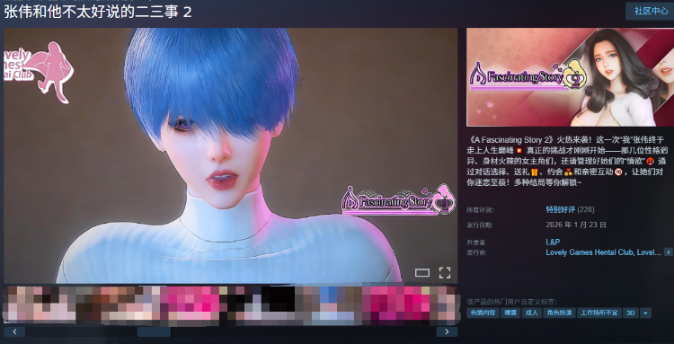 【互动SLG】张伟和他不太好说的二三事 2 Steam官方中文步兵版[0206]