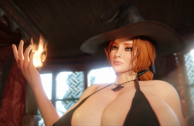 Reinamation 2602：Triss' Temptation 特莉丝 丰满巨乳美熟女激情爆肏[330M]