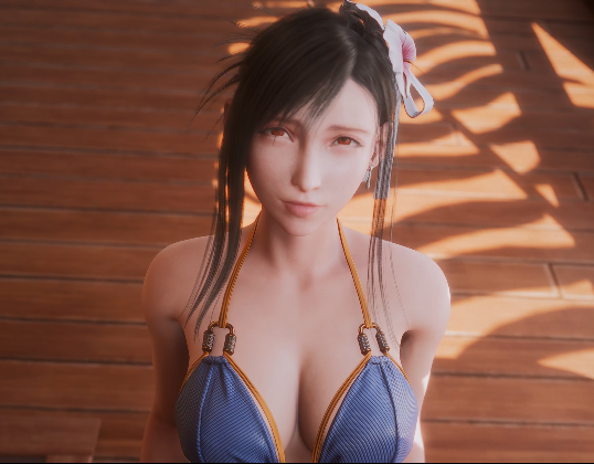 JuicyNeko 2602：Tifa - Resort Blowjob 蒂法 极品女神性感泳装贴身侍奉口爆榨精[480M]