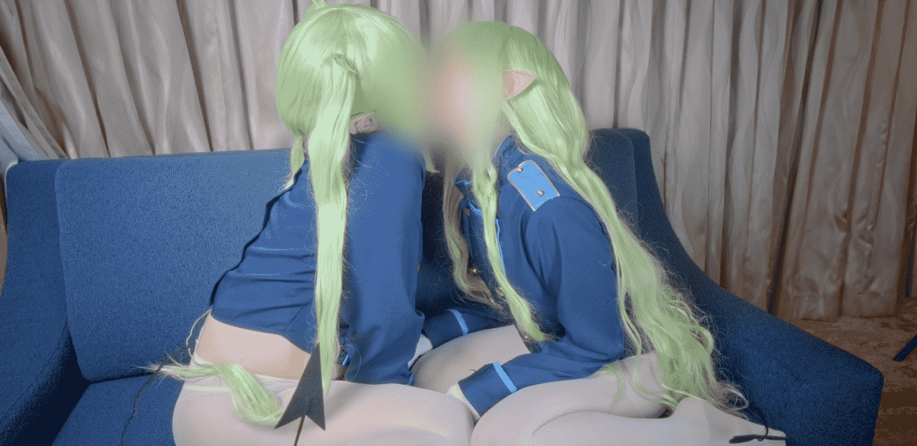 cosplayerbunbun-铁道双子 百合 852MB