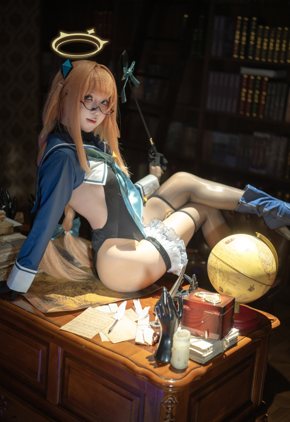 矢量鱼 - 蔚蓝档案 圆堂志美子校服 【50P513M】