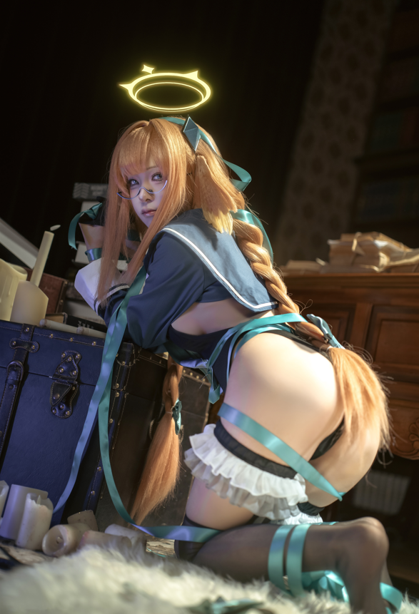 矢量鱼 - 蔚蓝档案 圆堂志美子校服 【50P513M】
