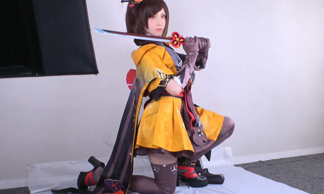 SHC-114 原神 千织Cosplay(去码) 【1V2.37G】