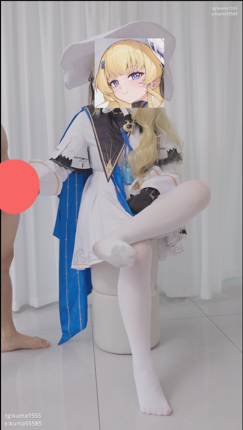 【新-足控】胖哒-鸣潮菲比cos，白丝雪糕足交榨精【1V】【329MBpikpak云盘】
