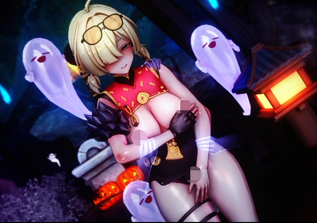 [Lanzfh]Haloween Ghost Castorice Cyrene 砂狼シロコ 紅豆[7.4G]