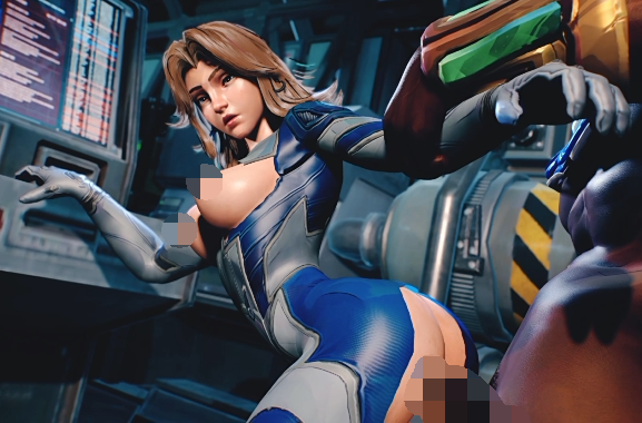 [3D]Mekesp 2512：苏珊+杰玛+不知火舞+衣服 性感女神骑乘后入爆肏中出[2.2G]