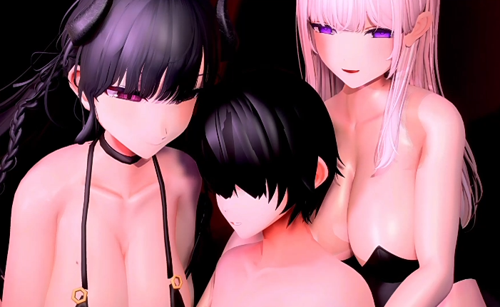 [夜のあいだに。] 【3Dアニメ×ASMR】敵幹部のわる～いお姉[1.4G]