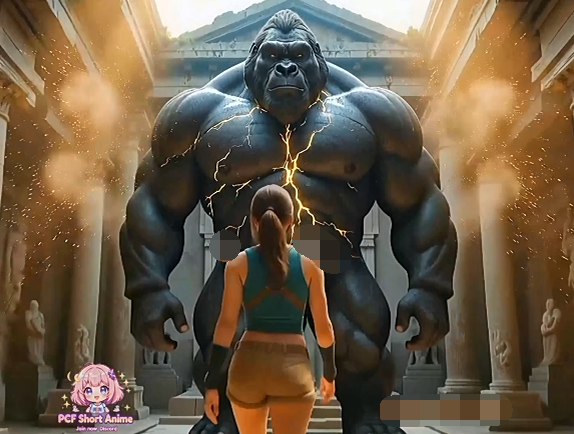 PCFShortAnime 古墓丽影lara croft vs gorilla[60M]