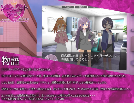 【日式RPG】シークレット・シェア〜2人の女王様による絶対支配の7日間〜Ver1.00 AI汉化版[新作]