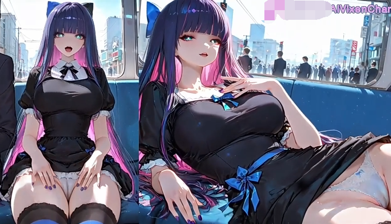 AiVixenchan 公共列车上的性爱[140M]