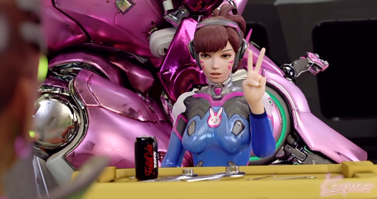 Kaepora 2603 守望先锋 黑影 X Dva[1.1G]