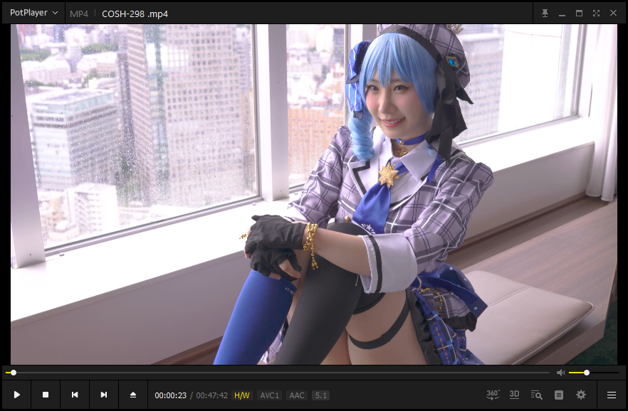 [COSH-298] 究極再現度2.5次元すいちゃん！鬼デシベル大絶叫超絶スレンダー美少女！キリッと絶対領域で種付不可避なアヘイキド変態！受精イキ激エロ孕まSEX[骑兵/12G]