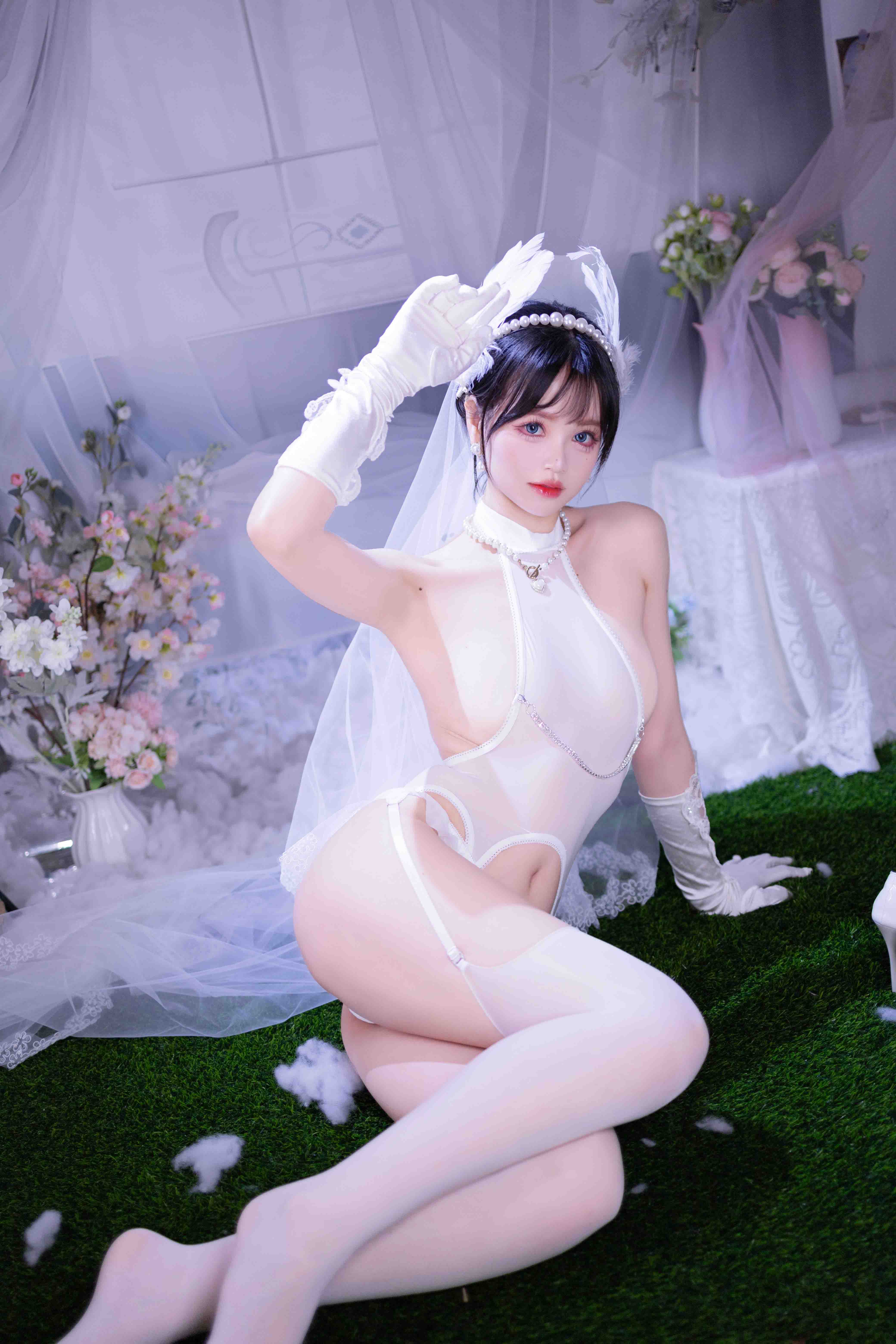 【新】星黛鹿鹿(千反田鹿子) - 白丝花嫁【50P】【540MBpikpak云盘】