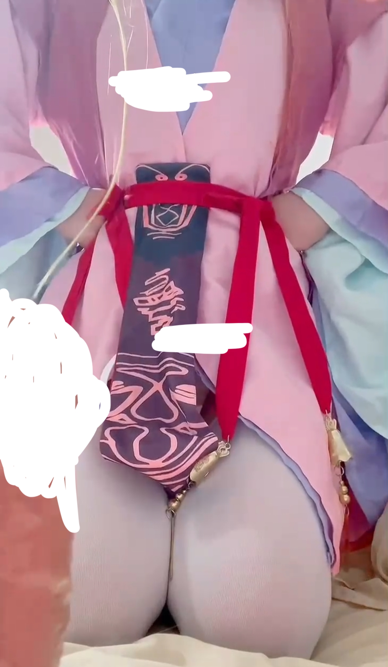 王者荣耀cos少司缘涂山红红白丝zw自慰流白浆