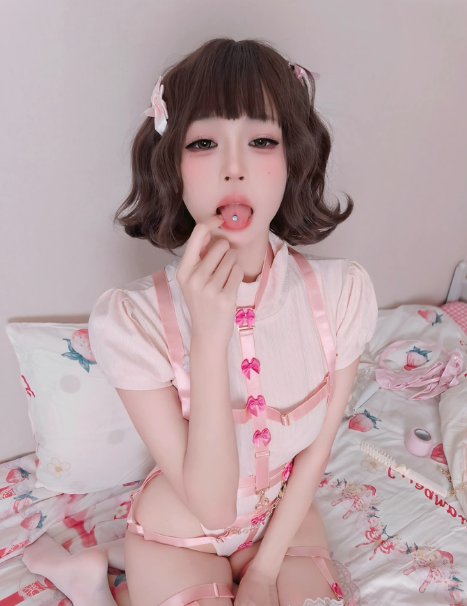 麻薯好吃 - 蝴蝶结小狗 【80P1V463M】