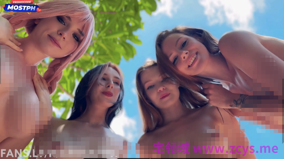 P站女神高颜值顶级淫娃【ArinaFox】最新付费作品，继姐妹的天堂，双重内射