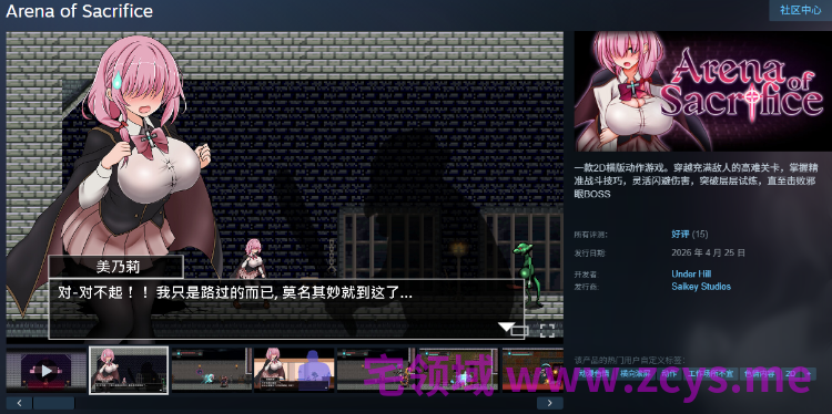 【日式ACT】Arena of Sacrifice Steam官方中文步兵版