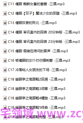 三酉酒啊 幽眠亭之高跟鞋 518M百度盘
