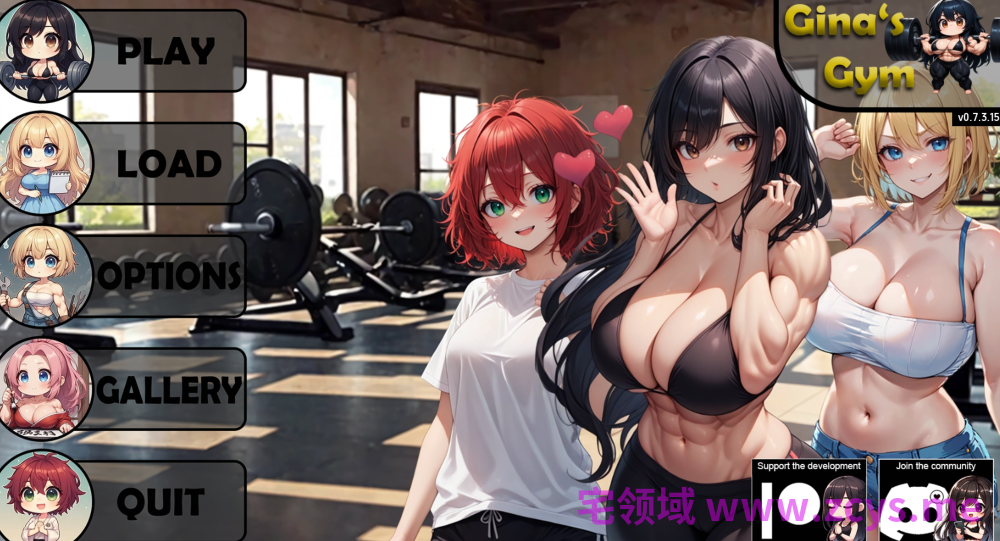 [亚洲风SLG/汉化] 吉娜的健身房 Ginas Gym v0.7.3.15 [PC+安卓/5.8G]