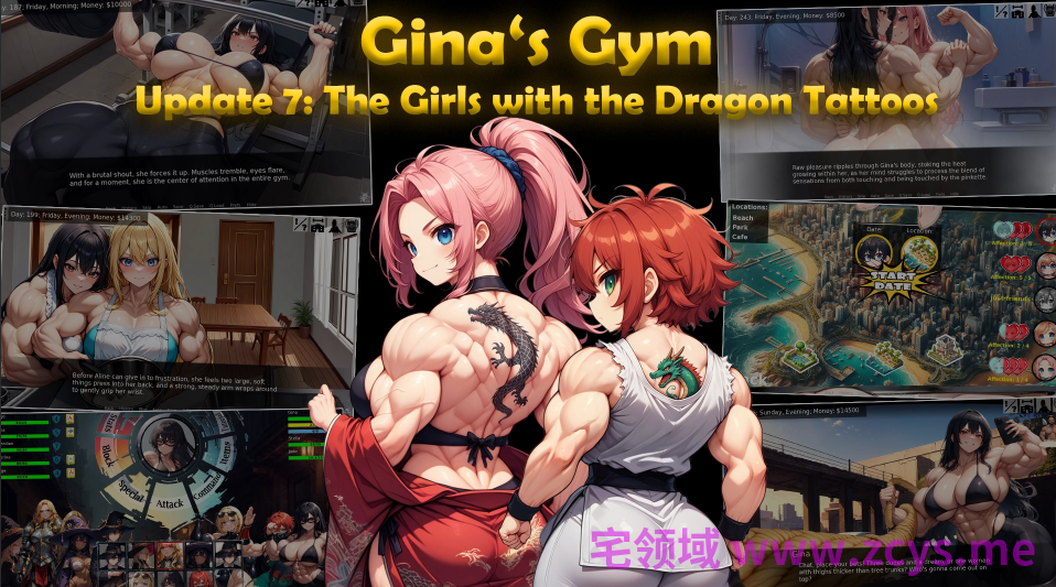 [亚洲风SLG/汉化] 吉娜的健身房 Ginas Gym v0.7.3.15 [PC+安卓/5.8G]