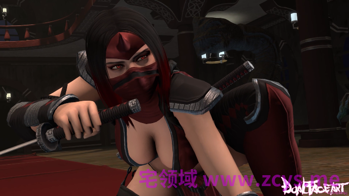 Dual Face Art Comics：Zack VS Skarlet[500M]