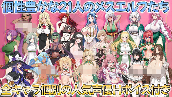 【日式RPG】NEW ILLUST ! メスしかいないエルフの村に迷い込んだら全員孕ませるまで帰れなくなった件 DL官方中文版