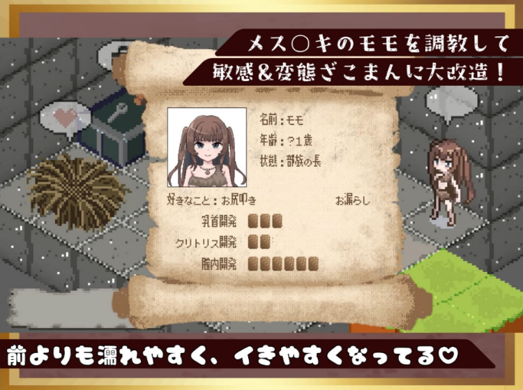 【互动SLG】メス〇キ原始人を未知の快感でわからせる～性知識ゼロの旧石器時代で大人のおもちゃを使ったら〜Ver1.10 DL版[生肉]