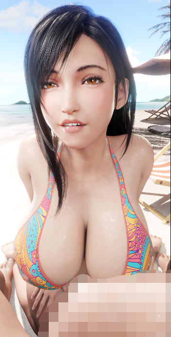 AXENANIM 2604p2：蒂法 性感巨乳女神黑色巨根深喉口爆 后入激情爆肏[1G]