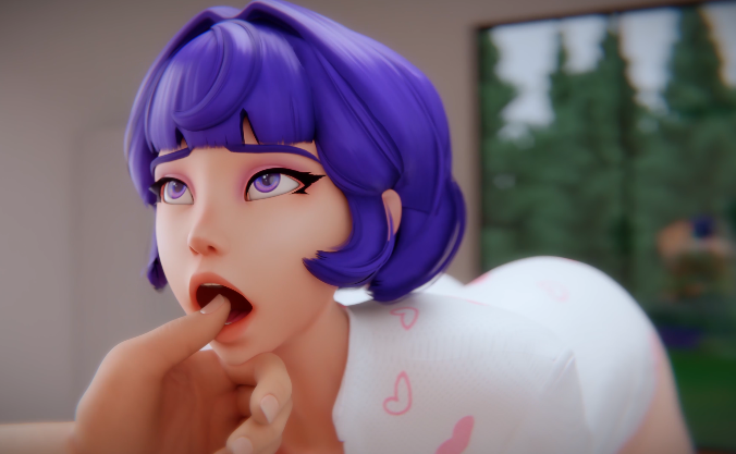 Reinamation 2604：黑百合+朱诺 清纯巨乳美少女巨根口爆后入爆肏[830M]