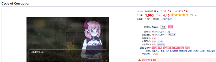 【像素RPG】Cycle of Corruption Ver1.00a DL官方中文正式版