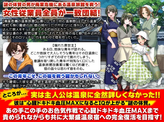【日式RPG】エロエロ温泉旅館を繁盛させる経営ゲーム  ほしぞら温泉においでませませ！AI汉化版[新作]